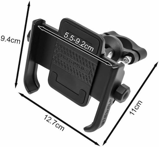 Motowolf Mdl2805b Βάση Κινητού Μοτοσυκλέτας με Ρυθμιζόμενο Βραχίονα για το Τιμόνι