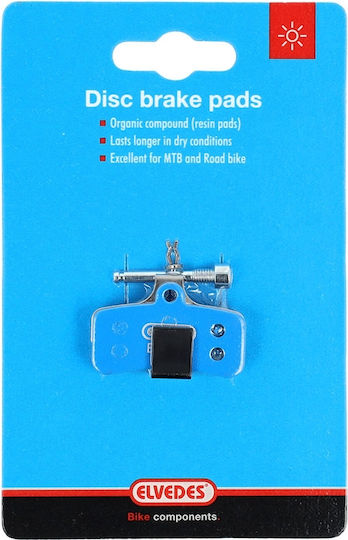 Organic Disc Brake Pads Elvedes Four-Piston Shimano