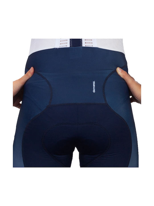 Demaraz Pantaloni de ciclism cu bretele Albastru