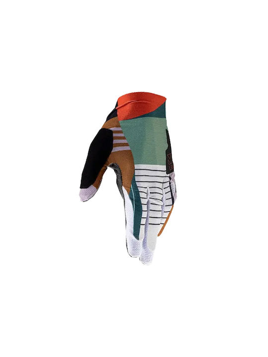 Endurance Full Finger Cycling Gloves Adults with Gel Multicolored