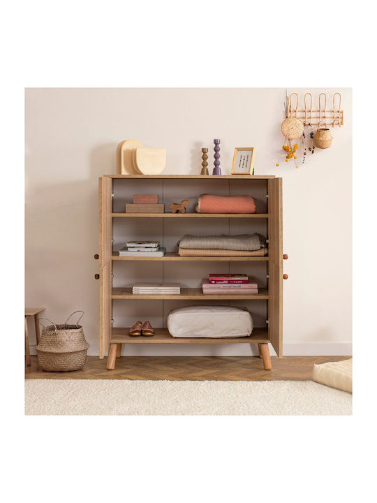 Holz Schuhschrank Multilux Saka 95x36x111cm