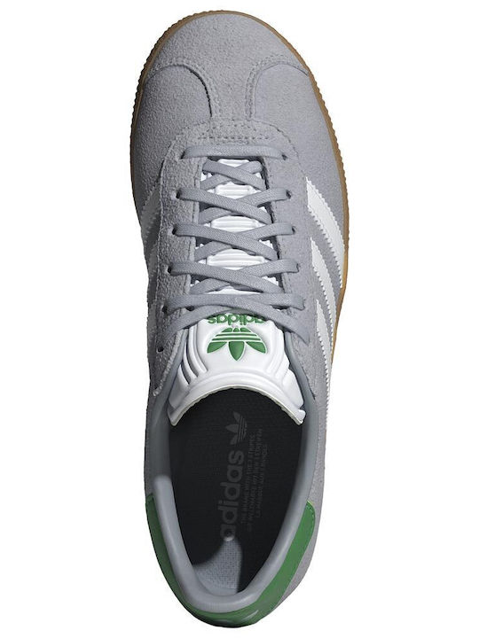 adidas gazelle silver green womens adidas Gazelle Shoes - Kids - Grey Three / Cloud White / Gold