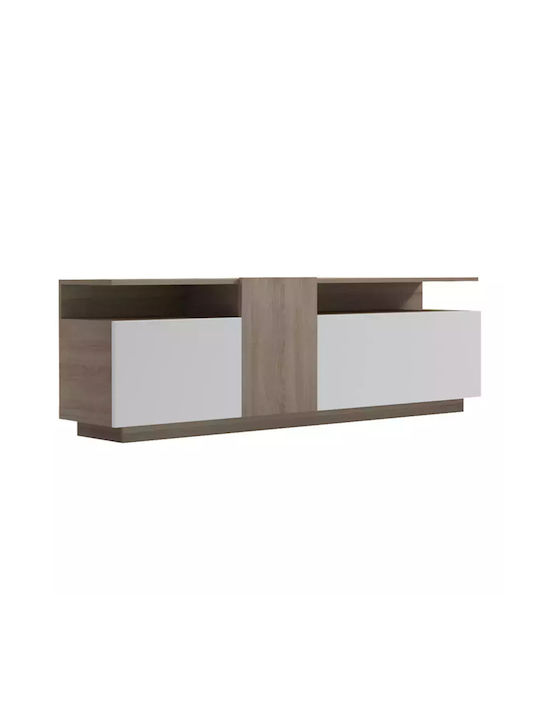 Sideboard Vendora made of Wood Sonoma-white 150x29.5x46.3cm