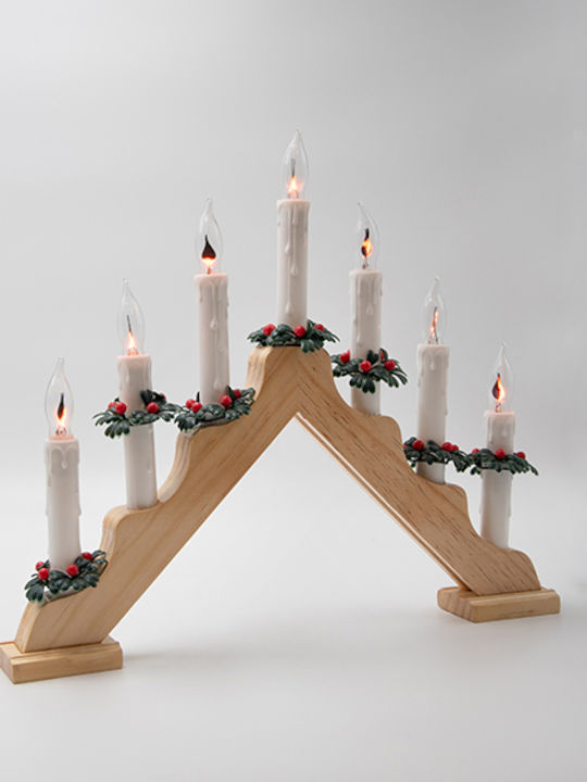 Eurolamp Кандилник Дървен