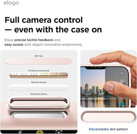 Elago Back Cover Σιλικόνης Ροζ (iPhone 17 Pro)