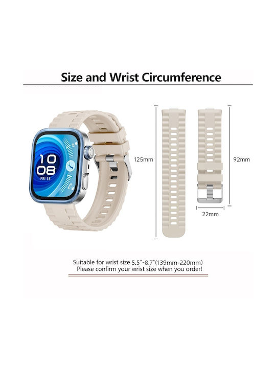 Kalebol Curea Silicon Gri (Ceas Huawei Fit 3)