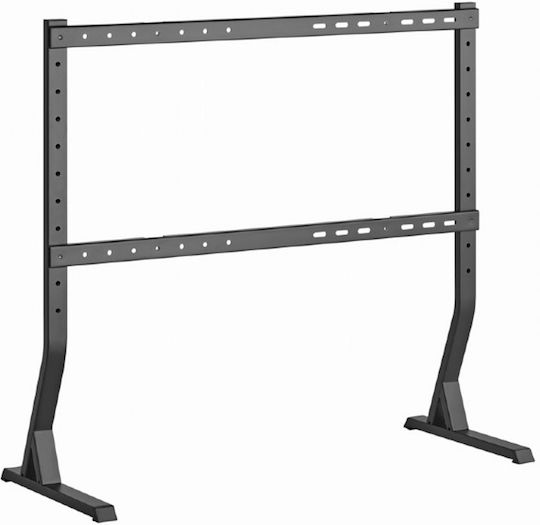Gembird TVS-D90F-01 Настолна стойка за телевизор до 90" и 60кг Сребрист