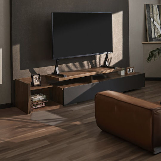 Gembird TVS-D90F-01 Настолна стойка за телевизор до 90" и 60кг Сребрист