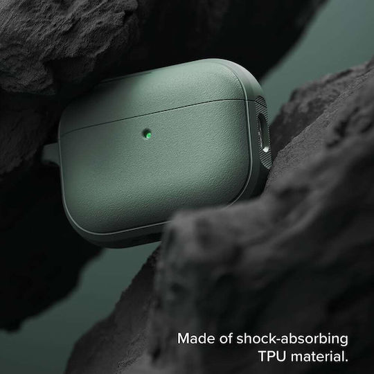 Ringke Onyx Magnetic Hülle Silikon mit Haken in Grün Farbe für Apple AirPods Pro 3