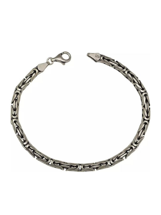 Herren Armband Kette aus Silber