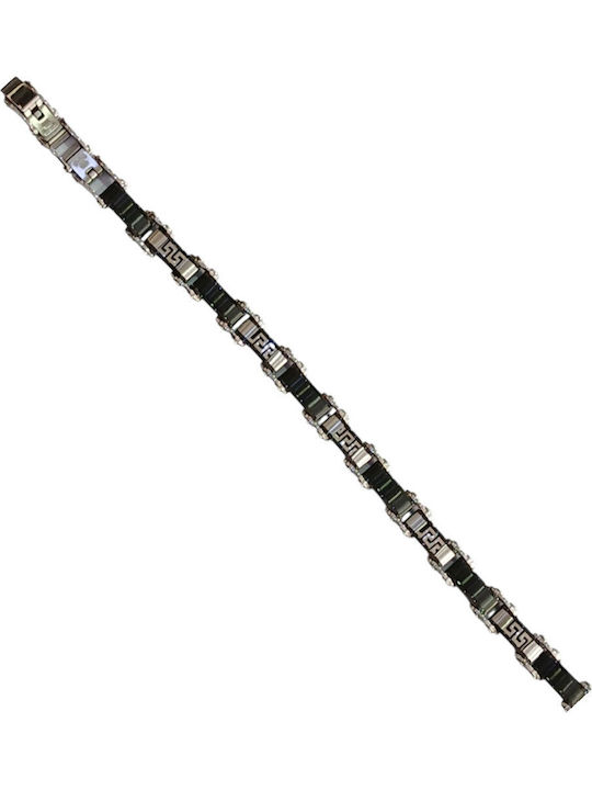 Visetti Ανδρικό Βραχιόλι από Ατσάλι 23cm