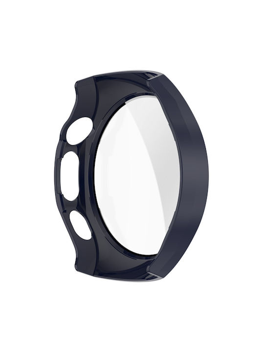 Πλαστική Θήκη με Τζαμάκι σε Μπλε χρώμα για Huawei Watch 5 - 46mm