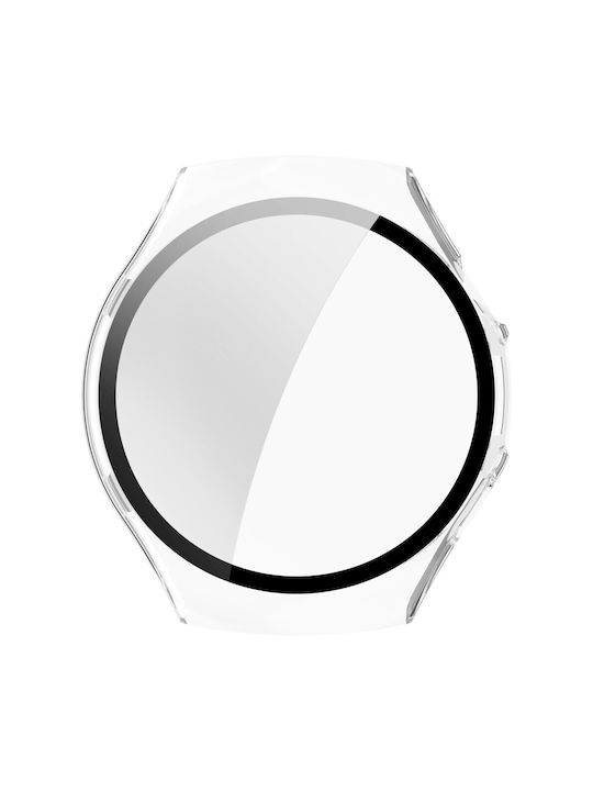 Пластмасов Калъф със Стъкло в Прозрачен цвят за Huawei Watch 5 - 46 мм
