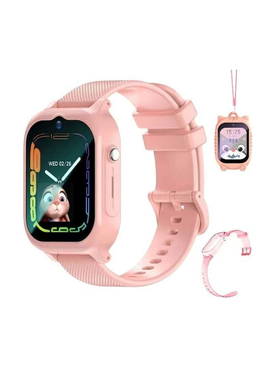 Awei Παιδικό Smartwatch H29 με GPS & Κάμερα Ροζ