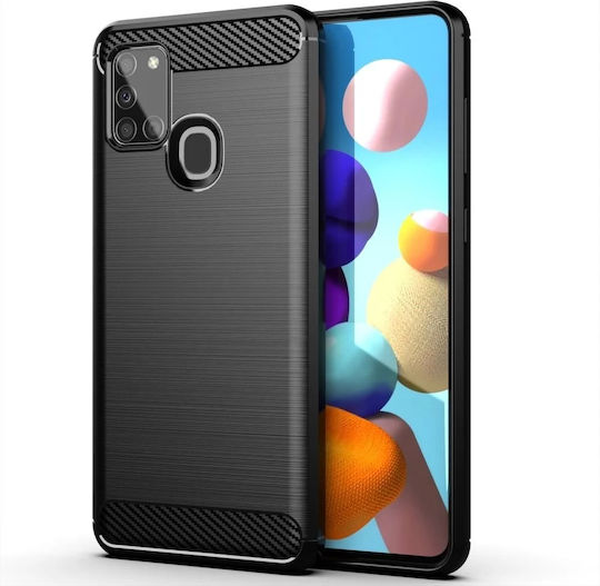Forcell Carbon Back Cover Plastic Negru (Xiaomi Mi 10 / Mi 10 Pro)