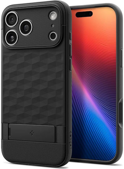 Spigen Back Cover Metalic Negru (iPhone 17 Pro)