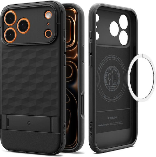 Caseology Parallax S Back Cover Σιλικόνης Μαύρο (iPhone 17 Pro Max)