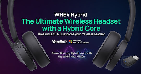 Yealink Dual VOIP Headset (WH64HYBRIDDUAL)