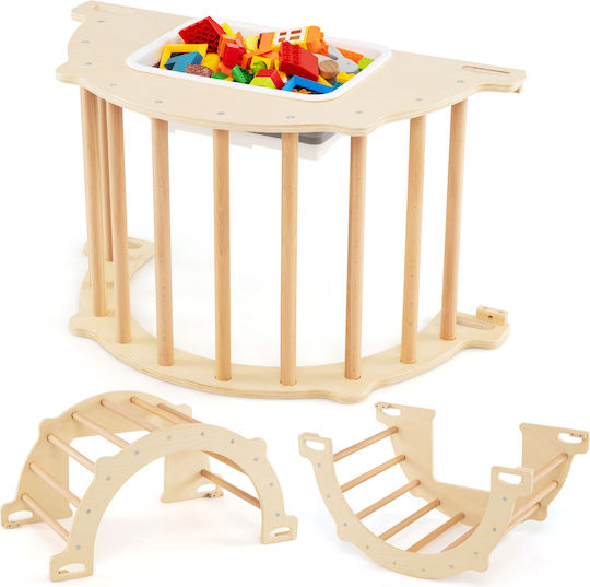 Costway Table 80x47x41cm. Beige