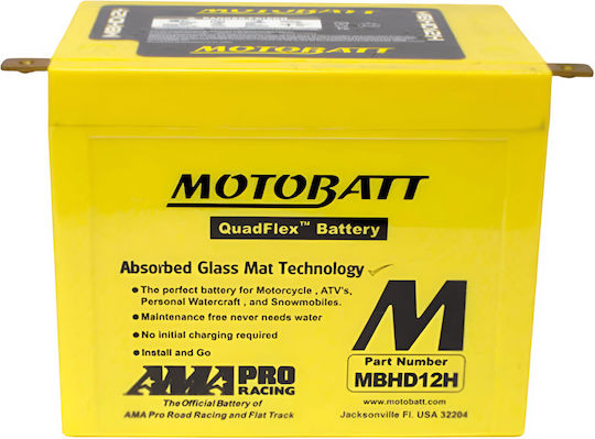 MotoBatt Μπαταρία Μοτοσυκλέτας με Χωρητικότητα 33Ah