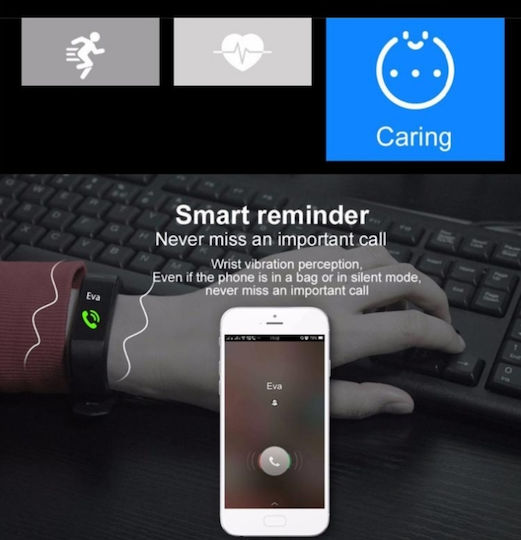 Smart Bracelet ID 115 Plus Blue