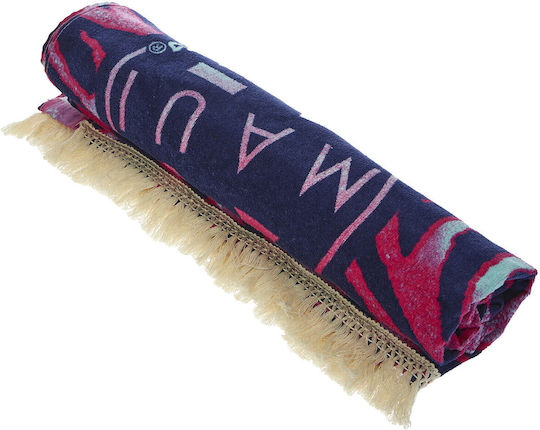 Maui & Sons Beach Towel Cotton Fuchsia 165x90cm.