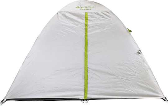 Bigfour Versa Camping Tent Igloo Silver For 3 People 205x205x135cm