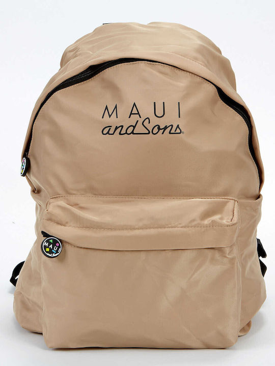 Maui & Sons Bag Backpack Beige 14Liters Maui & Sons Bag Backpack Beige 14Liters