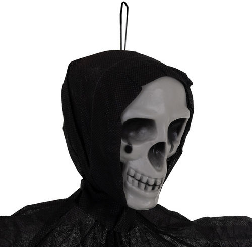 Halloween Skeleton Decoration Zola Hanging 70 X 60 Cm Black