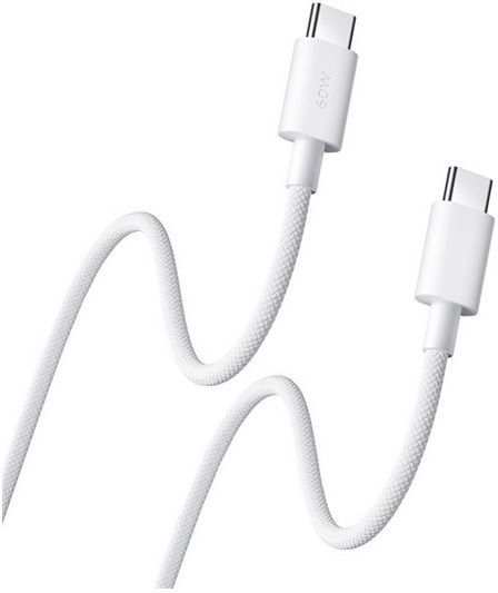 Xiaomi Braided USB 2.0 Cable USB-C male - USB-C 60W White 1m (BHR0878GL)