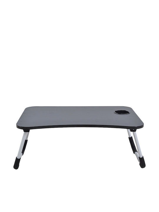 Felhome Lemnos Dreptunghiular Tavă de Pat în Culoare Negru 60x40x26cm FELEK7129221 1buc