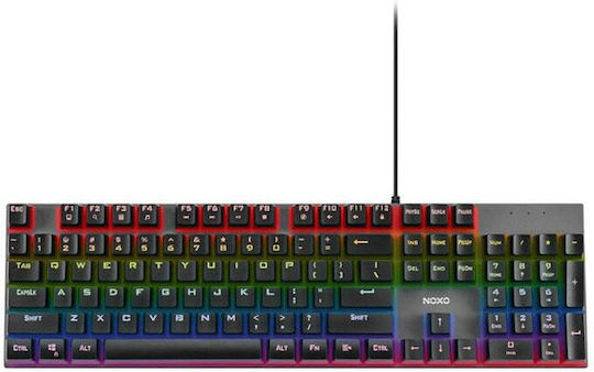 Noxo Retaliation Gaming Tastatură cu iluminare RGB (Engleză US)