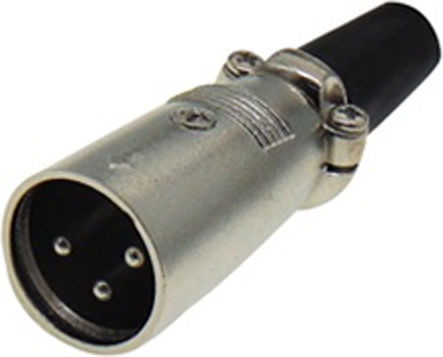 Comp Βύσμα XLR male Ασημί 01.095.0010