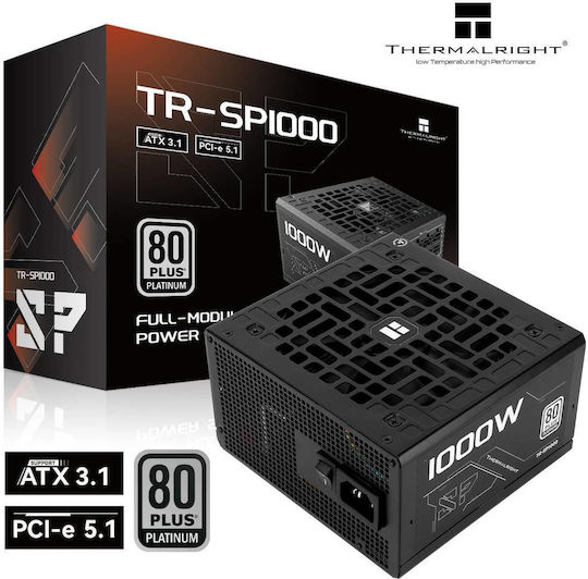 Thermalright TR-SP1000 1000W Черен Компютърно захранване Пълен модул 80 Plus Gold