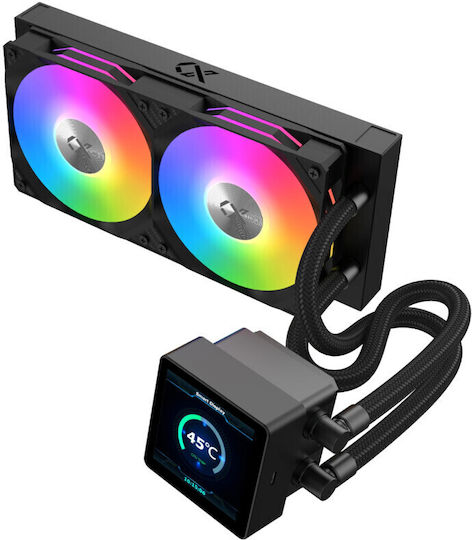 Xigmatek Connect 240 AIO Водно Охлаждане За CPU С 2 Вентилатора 120mm И ARGB Осветление