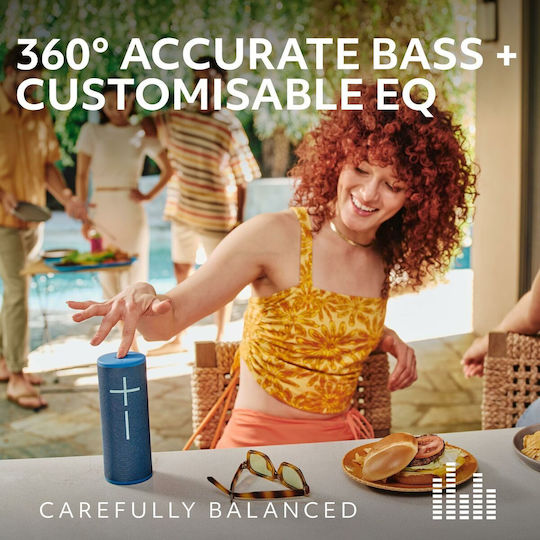 Ultimate Ears Boom 4 Ηχείο Bluetooth με Διάρκεια Μπαταρίας έως 15 ώρες Μαύρο