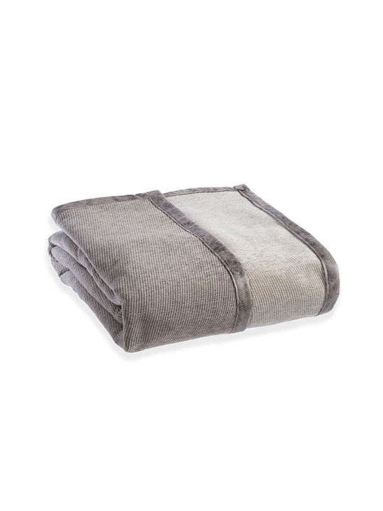 Nef-Nef Homeware New Tanger Ριχτάρι Πολυθρόνας Δύο 'Οψεων 180x180εκ. Ecru