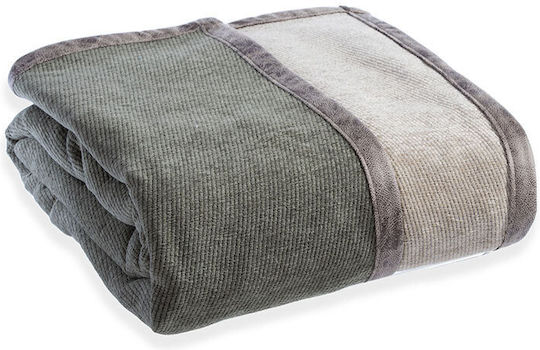 Nef-Nef Homeware New Tanger Ριχτάρι Πολυθρόνας Δύο 'Οψεων 180x180εκ. Ecru
