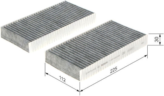Bosch Auto Innenraumluftfilter Aktivkohle