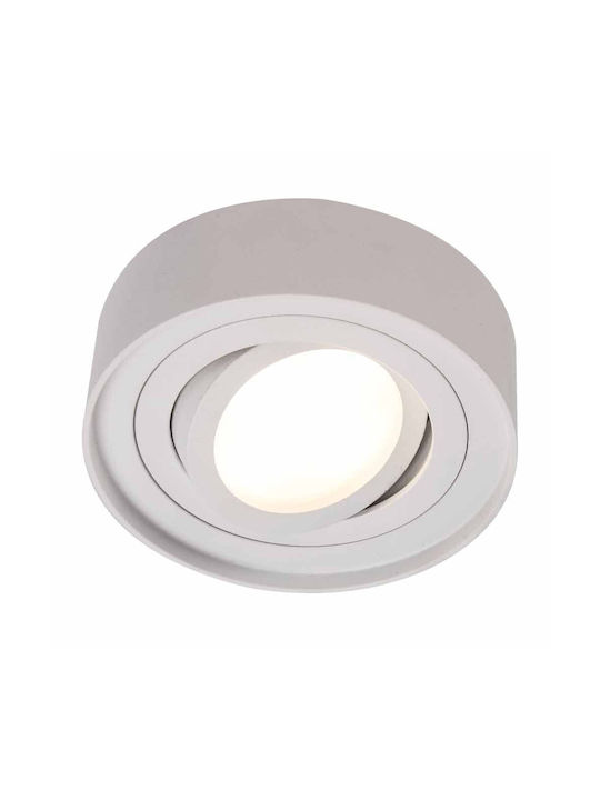 Vivalux Rund Rahmen für Spots GU10 Weiß 5x5cm. 1Stück