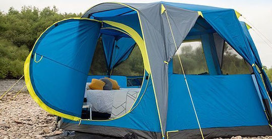 Coleman Octagon 8 Σκηνή Camping Μπλε με Διπλό Πανί 3 Εποχών για 8 Άτομα 396x396x215εκ.