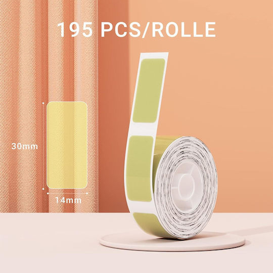 Niimbot 195 Autocolante Autoadezive pe Rolă pentru Imprimantă de Etichete 14x30mm 1buc