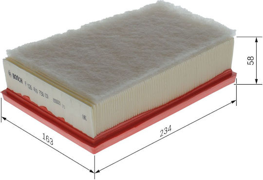 Bosch Auto Luftfilter F 026 400 738