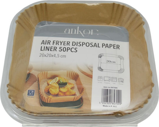 Ankor Non-stick Paper for Air Fryer 50pcs