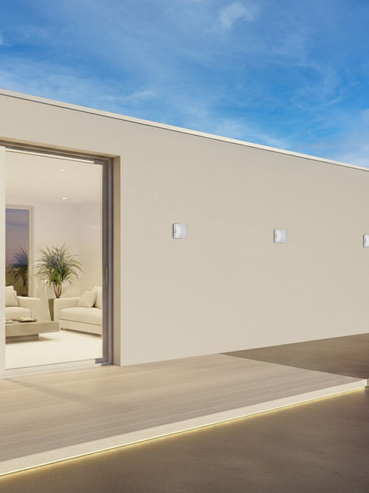 kelvo Kelvo Arkos Wall-Mounted Outdoor Spot Light LED IP65 8W with Warm White Light 14x5.5x14εκ.