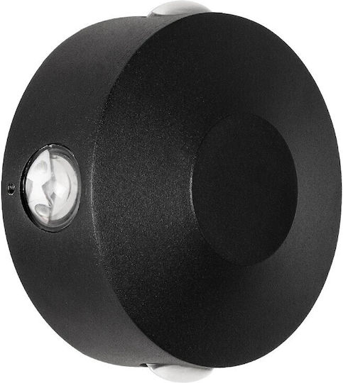 kelvo Arkos Wall-Mounted Outdoor Spot Light LED IP65 8W with Warm White Light 13x5.5x13εκ.