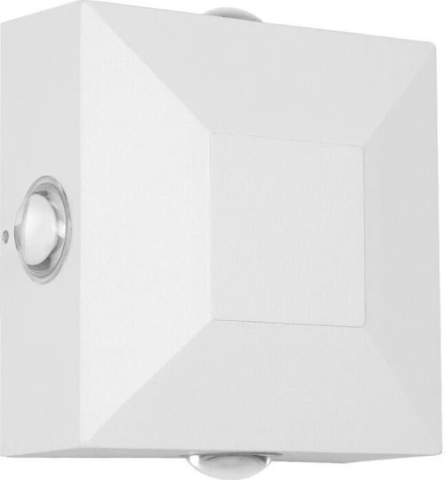 kelvo Kelvo Arkos Wall-Mounted Outdoor Spot Light LED IP65 8W with Warm White Light 14x5.5x14εκ.