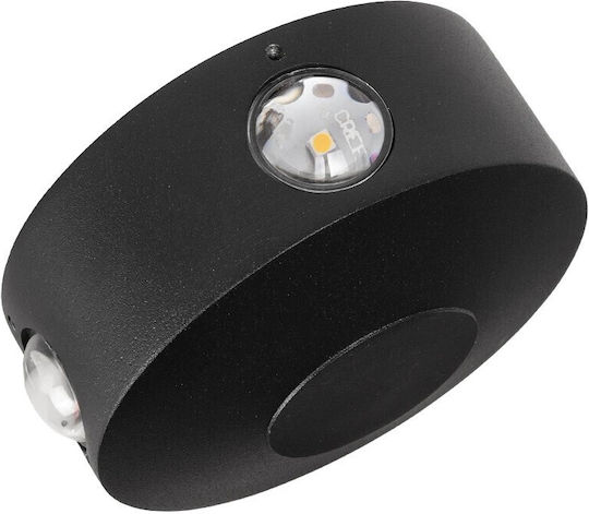 kelvo Arkos Wall-Mounted Outdoor Spot Light LED IP65 8W with Warm White Light 13x5.5x13εκ.