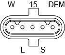Генератор Алтернатор Bosch 1 986 A01 029