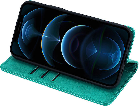 Vintage Wallet Case Magnet Wallet Sonique Xiaomi Poco F7 5G Dark Green